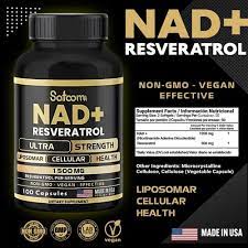 NAD+ RESVERATROL 100 CAPSULAS